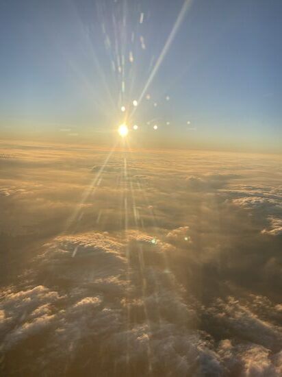 die Sonne geht unter