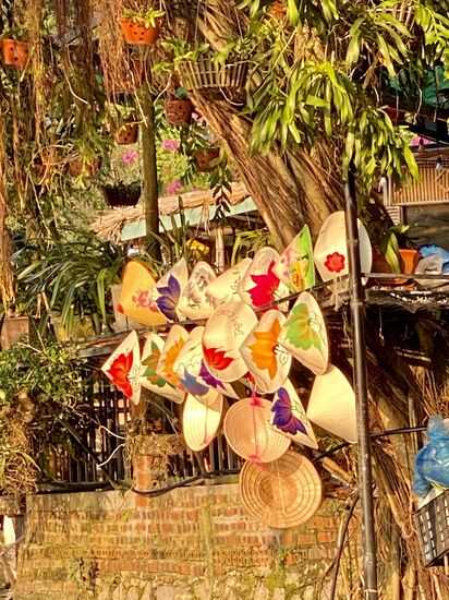 und diese konischen, aus Bambus gefertigten, lustigen Hüte die jeden Vietnamesen nochmal charmanter und freundlicher aussehen lassen geben das typische Bild Vietnams wieder
EIN UNGLAUBLICH, WUNDERSCHÖNES LAND MIT FREUNDLICHEN, HILFSBEREITEN, IMMER LÄCHELNDEN MENSCHEN