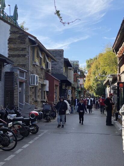 enge ,kleine Hutong-Gassen