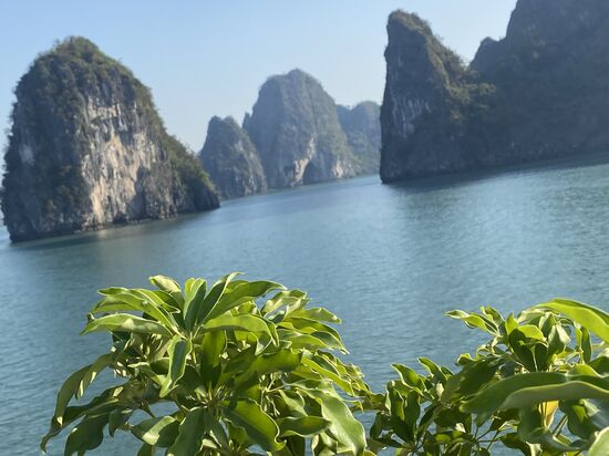wunderschöne Bai Tu Long und man ist fast alleine. Wir sind glücklich das wir uns gegen die Halong Bucht entschieden haben