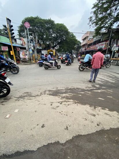 Straßenchaos in Chennai
