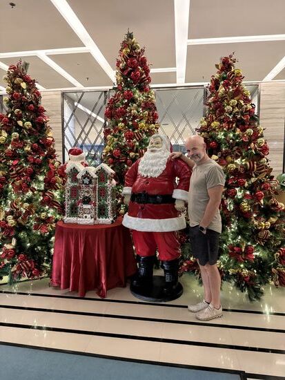 in Manila wird schon richtig für Weihnachten aufgerüstet