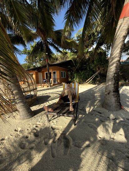 entspannen und faul sein 