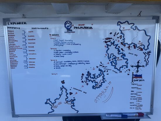 unsere Tour mit dem TAO Boot.
Die TAO Boote fahren 150km und queren 300 Inseln