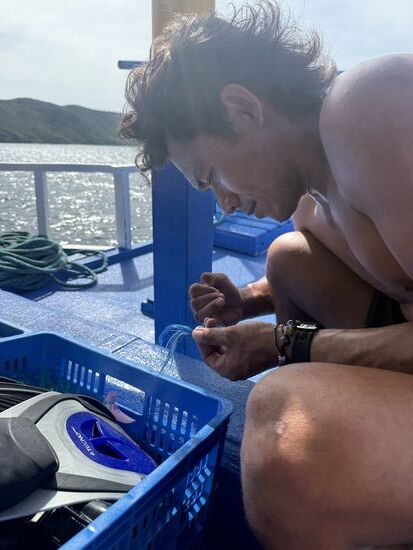 Doc unser zweiter Guide bei der Anfertigung eines Angelblinkers