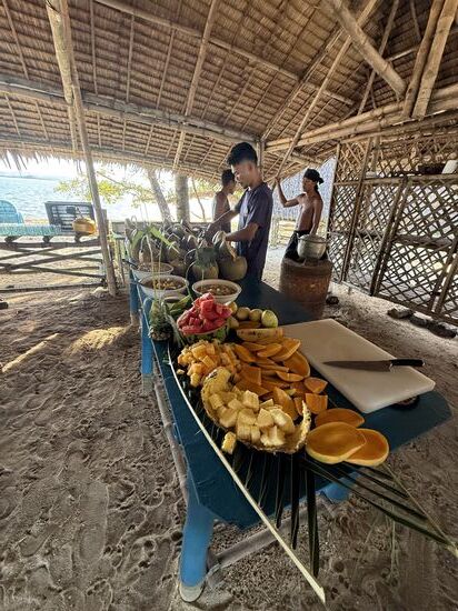 und immer ganz viel Obst