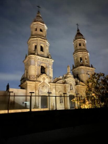 Parroquia de San Pedro in San Telmo und direkt gegenüber von unserem Hotel