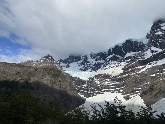 der Gletscher Frances