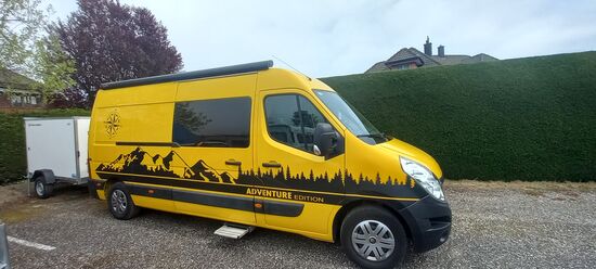Renault Master, mit Doppelbett, Tisch Küche, WC, Dusche, Frisch &amp; Abwassertank, was braucht man mehr?
