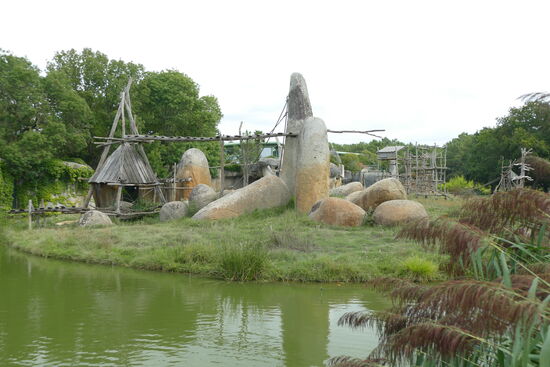 Affeninsel im Zoo von Palmyre