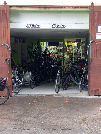 Fahrradladen in Laredo