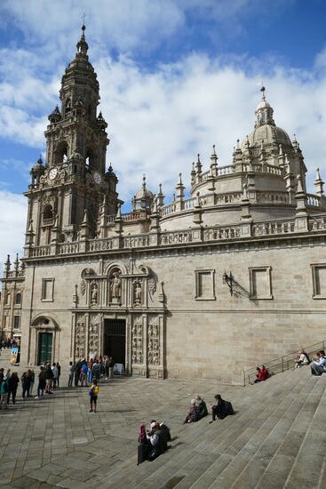 Die Kathedrale von Santiago de Compostela