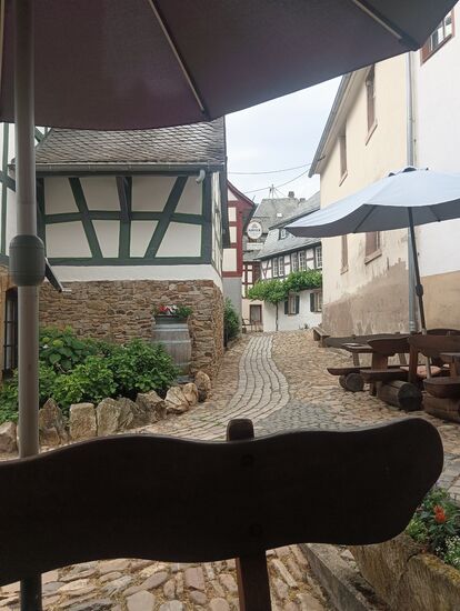 Sicht von der Zehntscheune