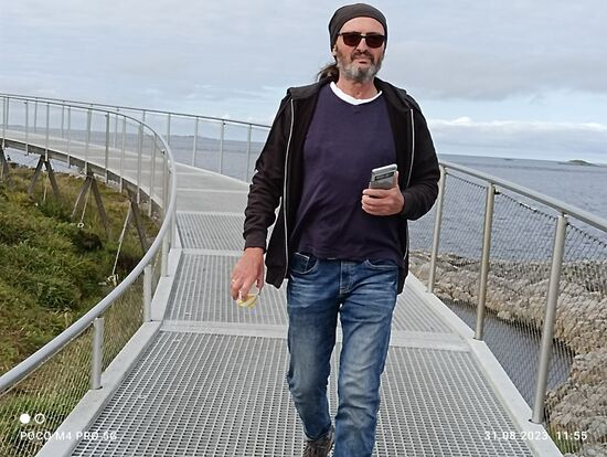 Ein Steg, Aussichtsplattform an der Atlantikstraße