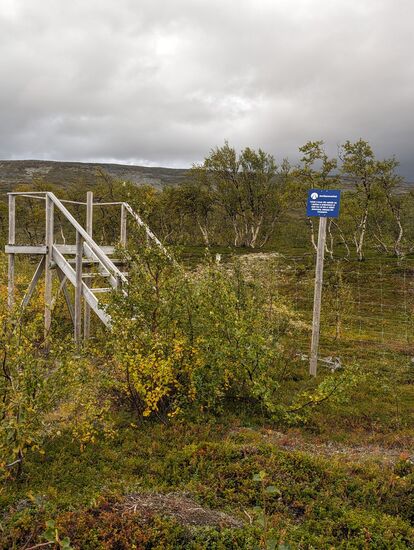Der Durchgang ist verboten