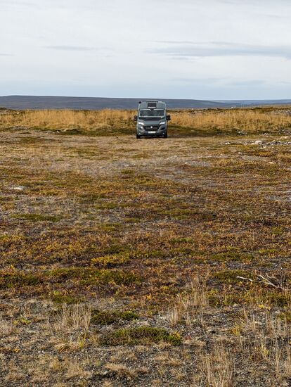 Stellplatz an der E75