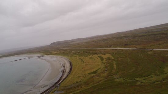 Die Landschaft von oben