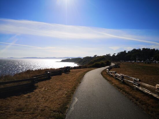 Traumhafte Laufstrecke  
(Wenn man vom Beaconsfield Inn losläuft und dann quer durch den Park läuft, kommt man auf diesen Weg.)