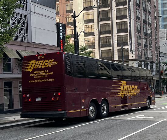 Unser Bus nach Seattle