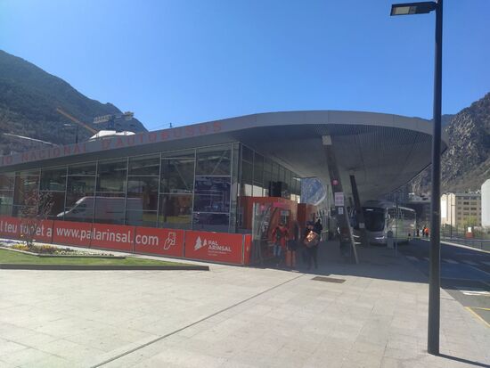 2. Zentraler Busbahnhof "Estació Nacional d'Autobusos" in Andorra