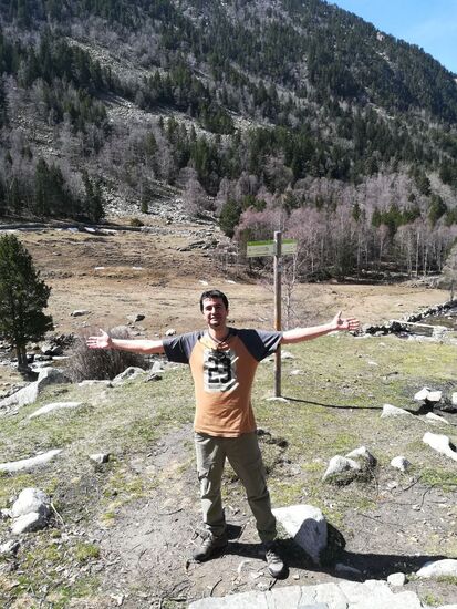 Abbildung 11. Blick von der Fontverd Hütte auf das Madriu Tal und den Fluss