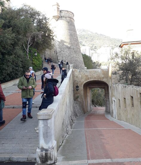 Abbildung 8. Der historische Weg zum Fürstenpalast