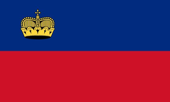 Abbildung 1. Die Flagge des Fürstentums Liechtenstein