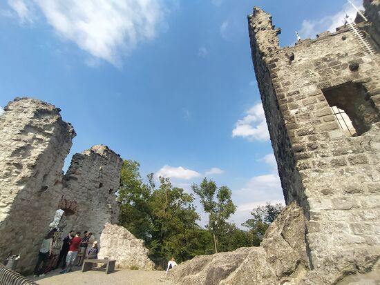 Die Ruinen der Burg Drachenfels