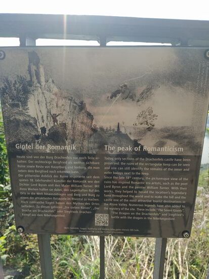 Informationen zum Drachenfelsen und Hinweise auf Drachensagen