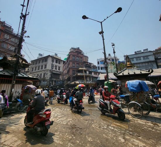 Kreuzung am Durbar Square