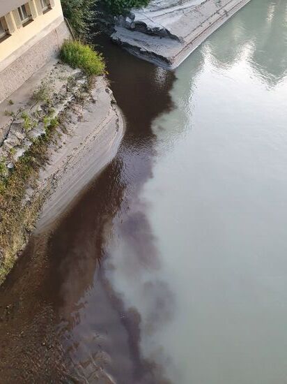 Mündung Wuhrbach in den Inn