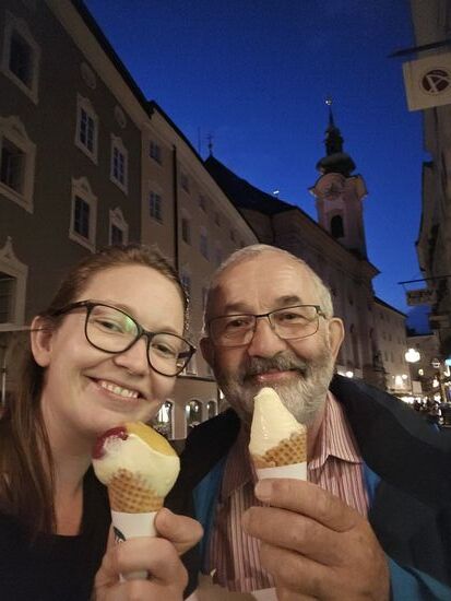 Hart verdientes letztes Dessert