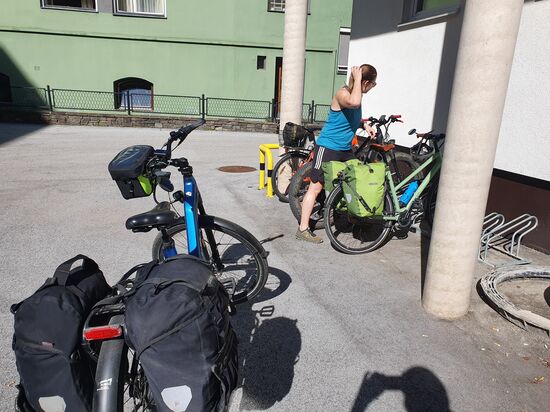 Vorbereitungen für die Weiterfahrt