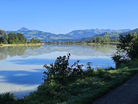 Der Fluss wird fast zum See