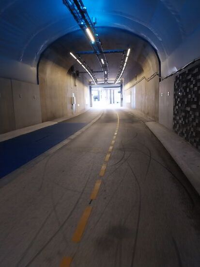Der Fyllingsdaltunnel- mit 3 km Länge der längste Fahrradtunnel der Welt- eine Attraktion!