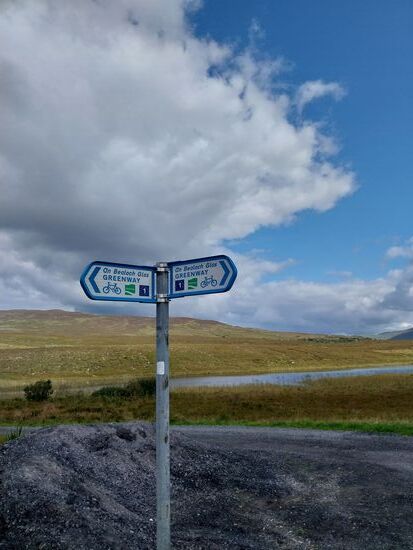Der Greenway geht von Westport bis zu den Achill- Inseln- 43 km Gesamtlänge
