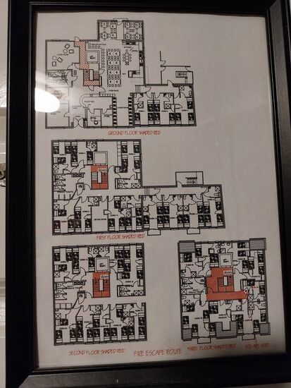 Feueralarmplan Hostel Sleepzone