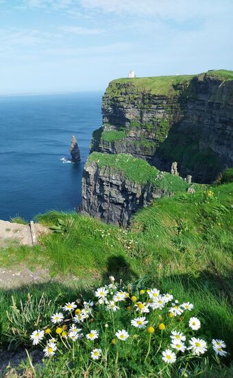 Cliff of moher- Weg oberhalb der Klippen