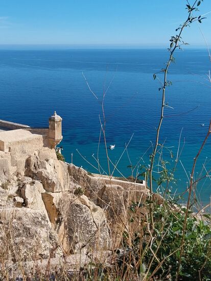 Blick vom Castell Santa Barbara- Alicante