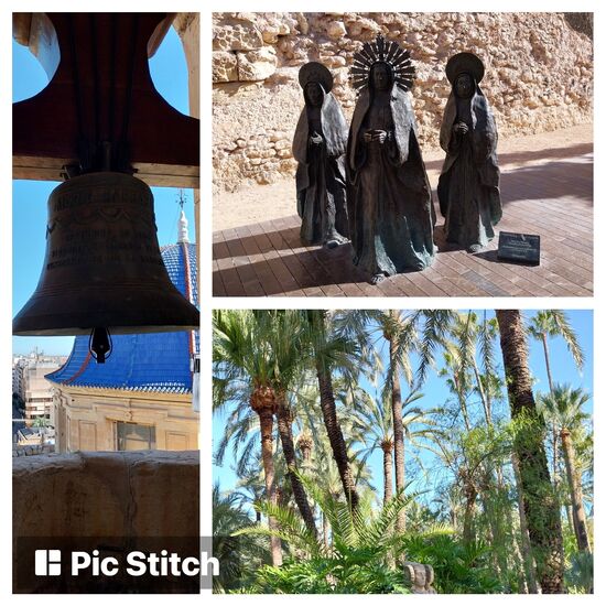 Elche- vom Glockenturm der Basilica Santa Maria- hat mein eine sehr gute Aussicht über die Stadt.