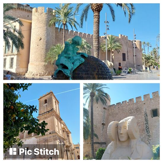 Kathedrale Santa Maria und Burg mit ärchologischem Museum in Elche