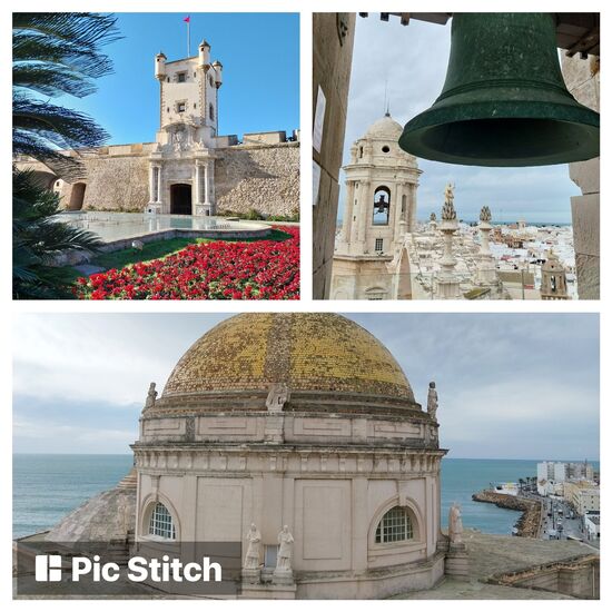 Cadiz: Stadtmauer und Kathedrale mit Turmbesteigung (7€)