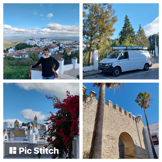 Vejer de la Fontera thront auf einem Berg mit vielen wunderschönen Ausblicken