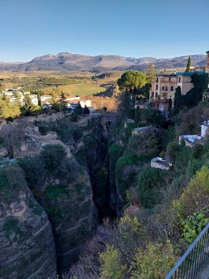 Ronda- Blick von der Tajobrücke