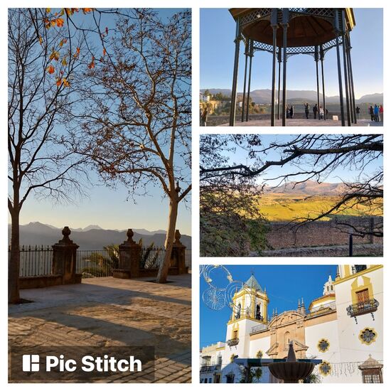 Entlang der Stadt Ronda gibt es eine Aussichtspromenade mit vielen Ausblicken in die grandiose Bergwelt