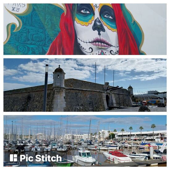 Lagos- Castell und Hafen