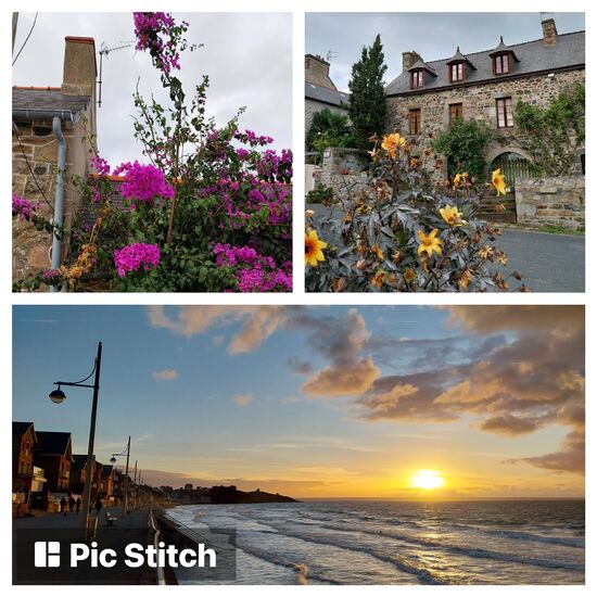 Pléneuf- Stadtrundgang mit der Familie unser ehemaligen französischen Gastschülerin