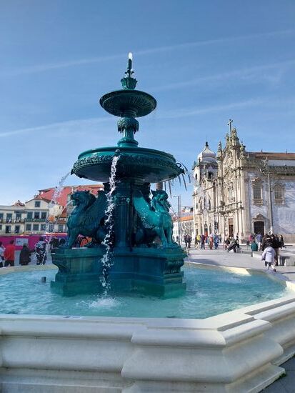 Löwenbrunnen in Porto