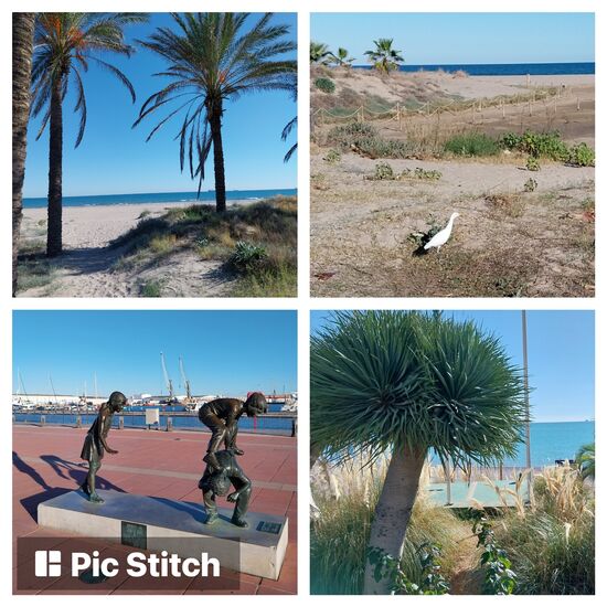 Radtour ( toller Fahrradweg) Strand Castellón de la Plana nach Benicàssim
