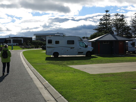 Unser Mini-Camper auf dem Big 4 in West Beach